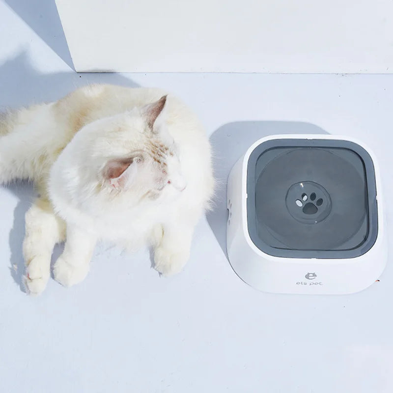 Gamelle d’Eau Anti-Éclaboussures pour Chien et Chat – Système Flottant & Anti-Mouillage