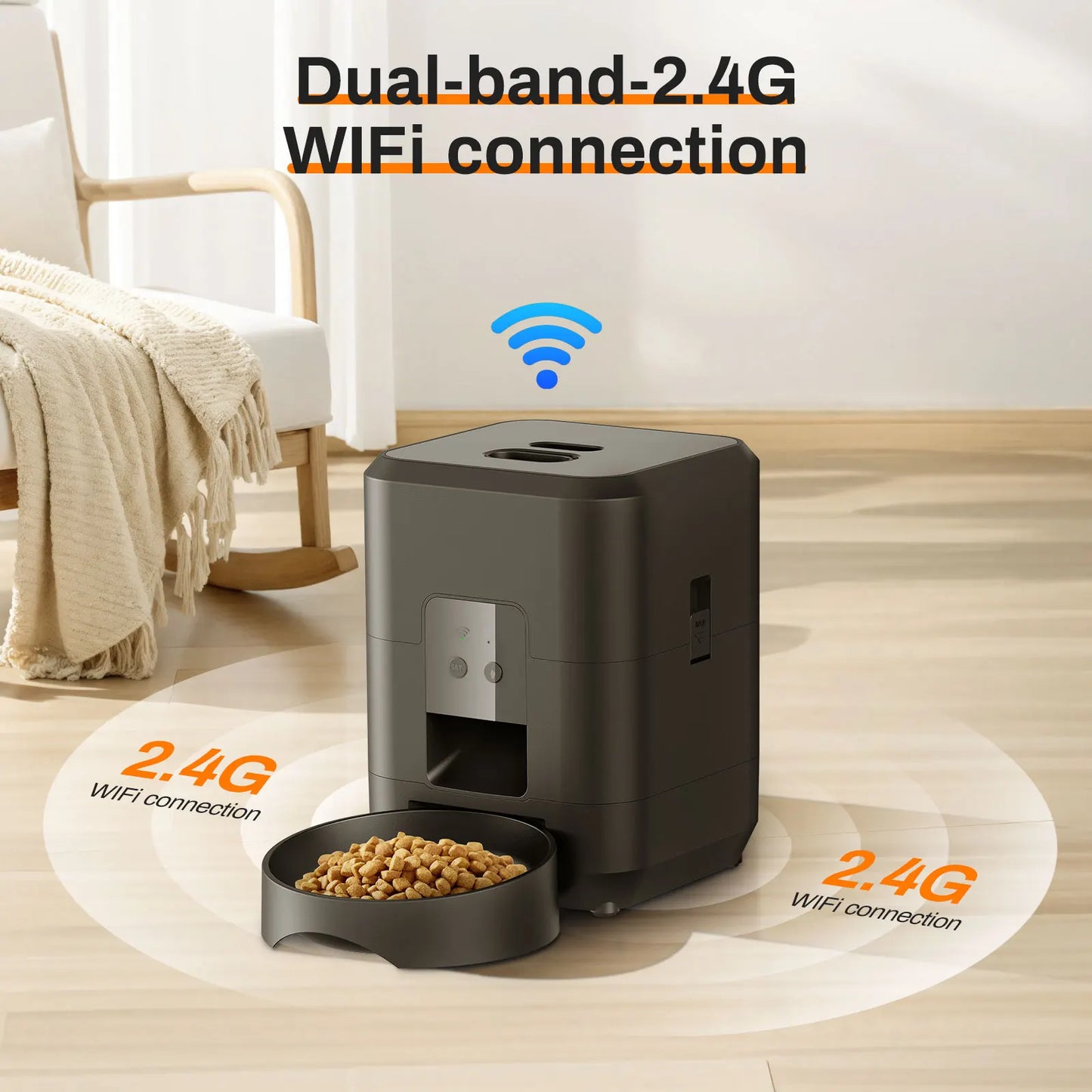Distributeur Automatique de Nourriture pour Chiens et Chats – Alimentation Intelligente et Équilibrée