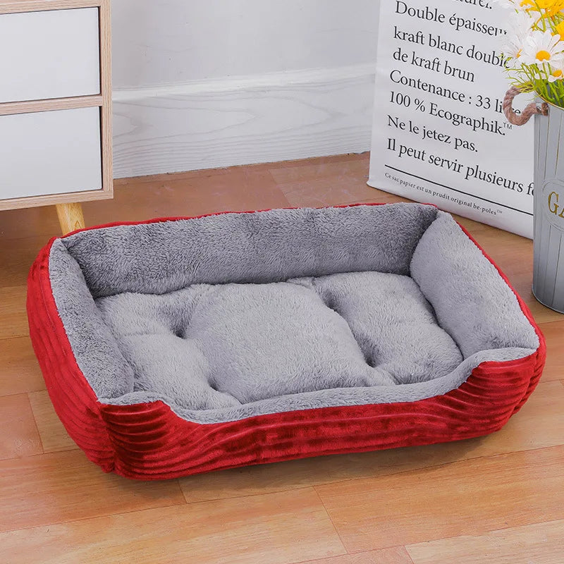 Square Winter Soft Warm House for Dog Bed for Dog Mat