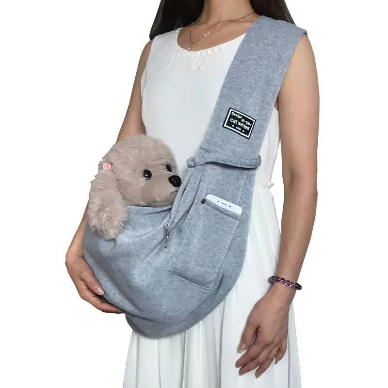 Sac de Transport Bandoulière pour Petits Chiens & Chats – Léger, Confortable & Pratique