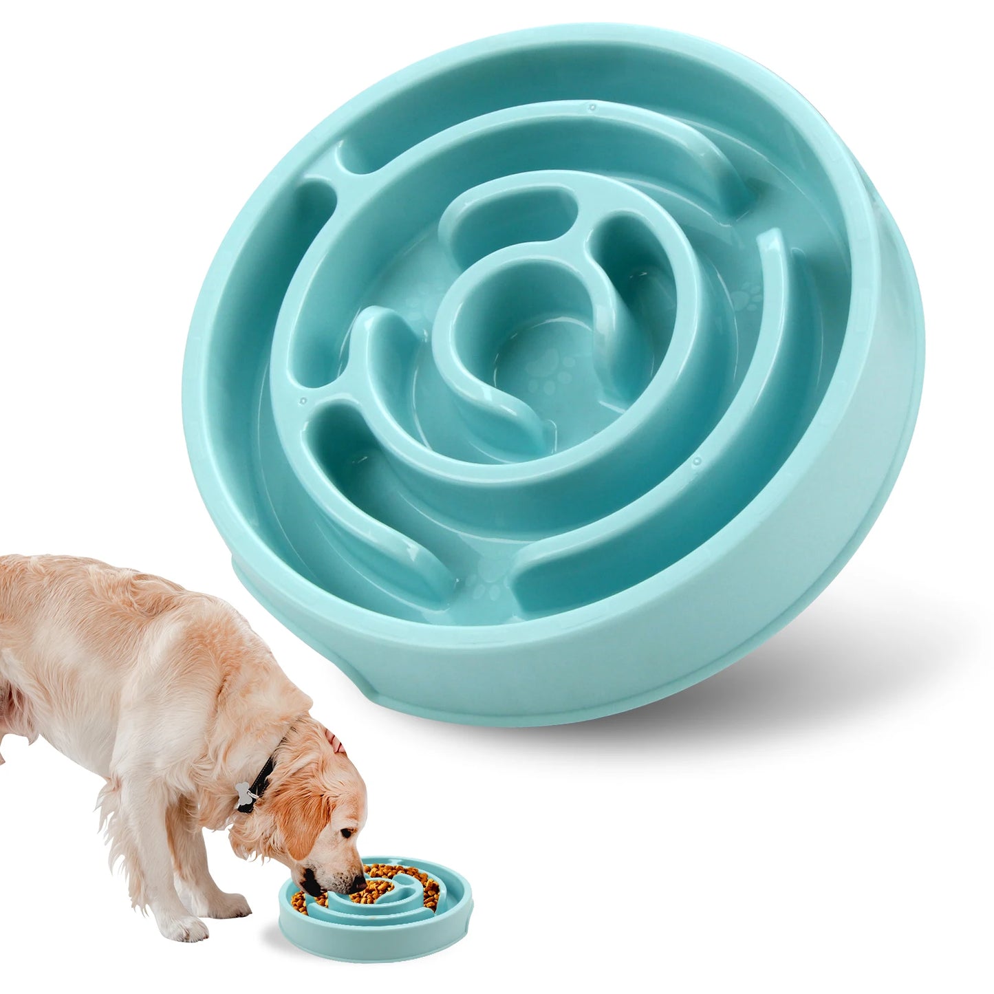 🐶 Bol Anti-Glouton pour Chiens – Ralentissez les Repas pour une Meilleure Digestion ! 🦴