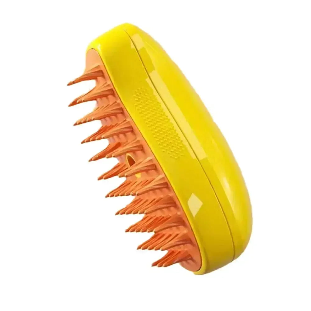 Brosse Vapeur 3-en-1 pour Chiens & Chats – Démêlage, Massage & Nettoyage des Poils