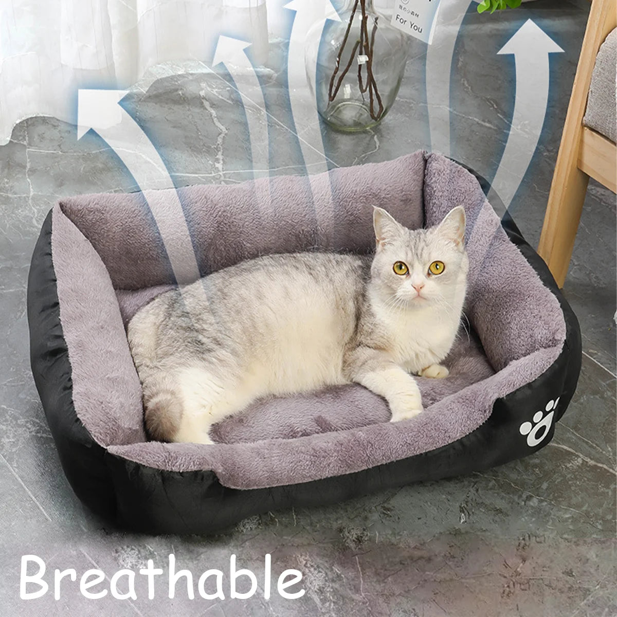 Square Winter Soft Warm House for Dog Bed for Dog Mat
