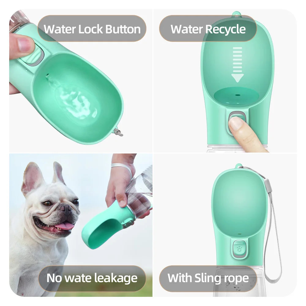 Bouteille d’Eau Portable pour Chiens et Chats – Hydratation Facile en Déplacement