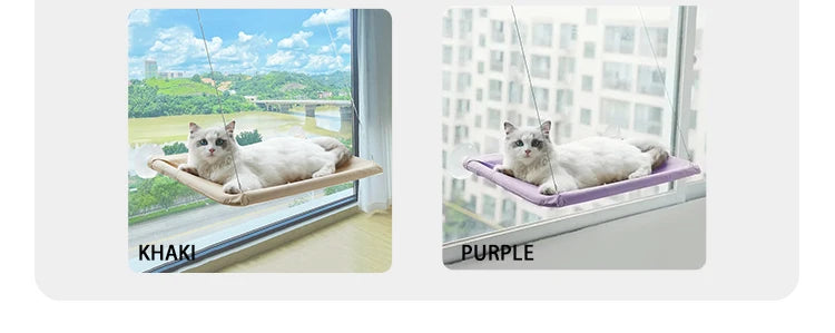 Hamac de Fenêtre pour Chats – Nid Suspendu Confortable et Respirant 🐱☁️