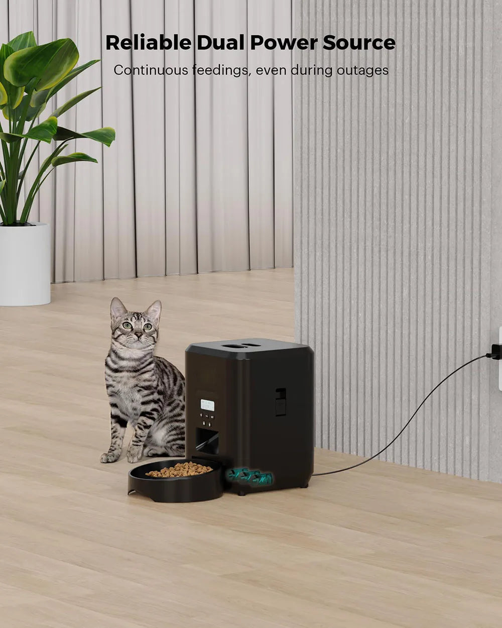 Distributeur Automatique de Nourriture pour Chiens et Chats – Alimentation Intelligente et Équilibrée
