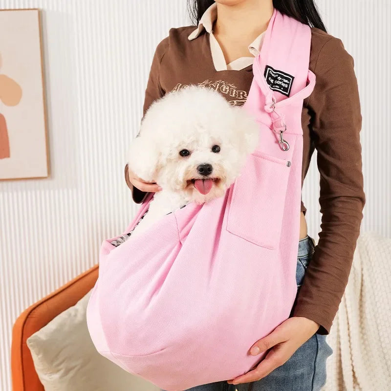 Sac de Transport Bandoulière pour Petits Chiens & Chats – Léger, Confortable & Pratique