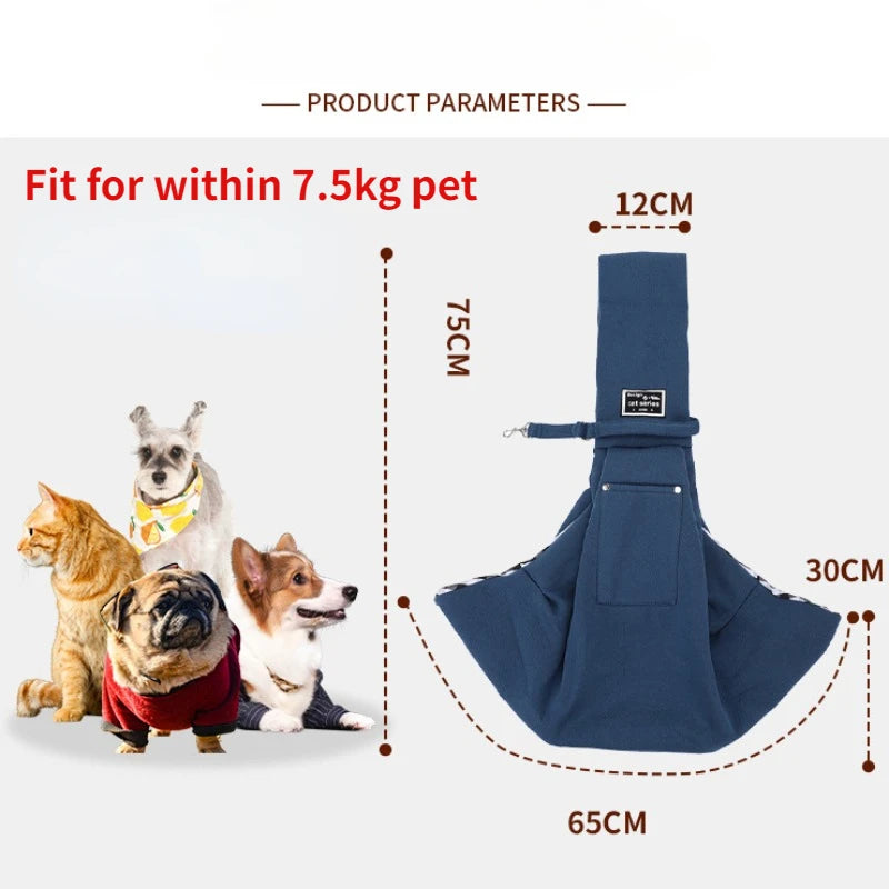 Sac de Transport Bandoulière pour Petits Chiens & Chats – Léger, Confortable & Pratique