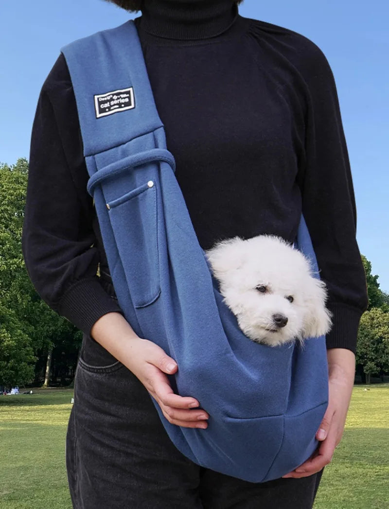 Sac de Transport Bandoulière pour Petits Chiens & Chats – Léger, Confortable & Pratique