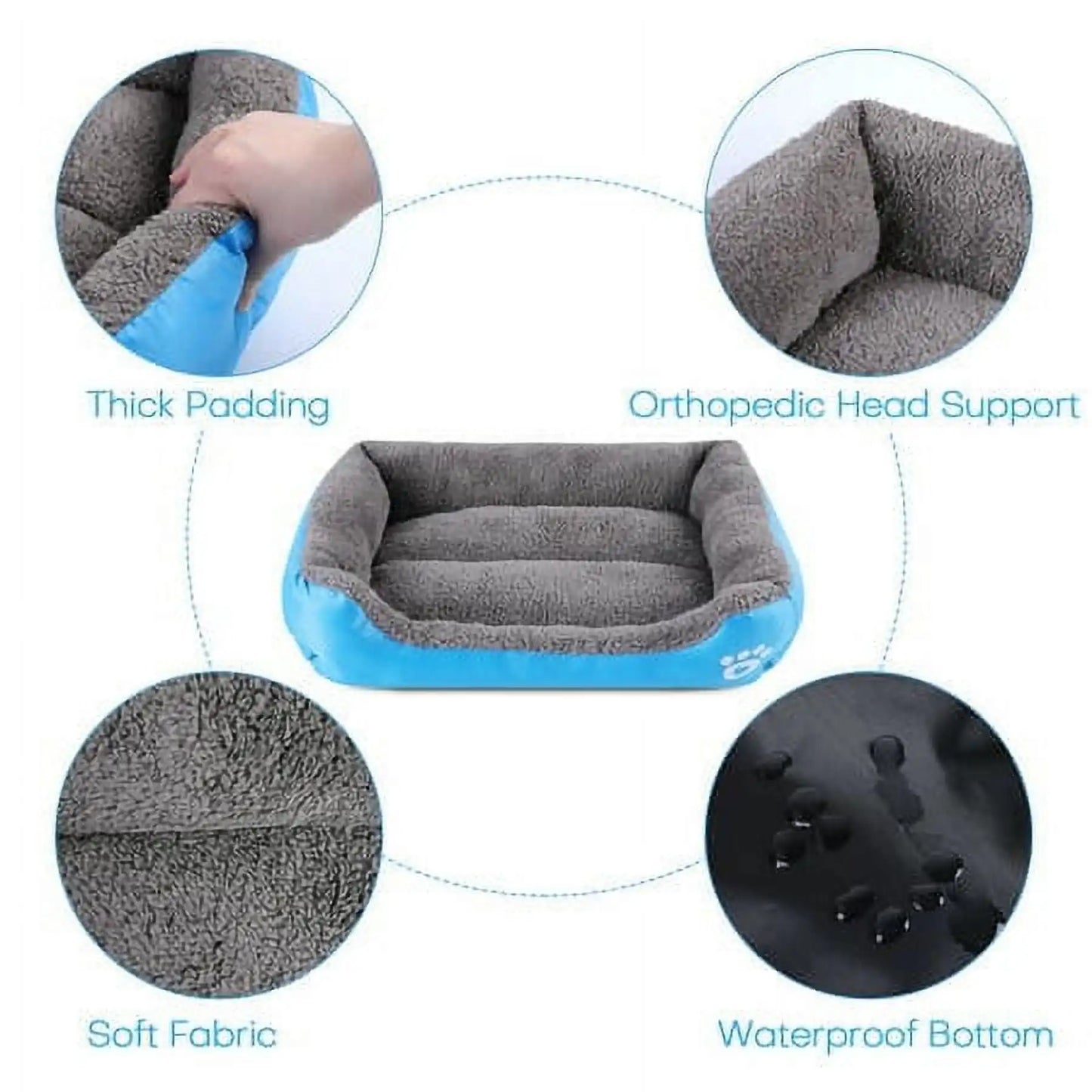 Square Winter Soft Warm House for Dog Bed for Dog Mat
