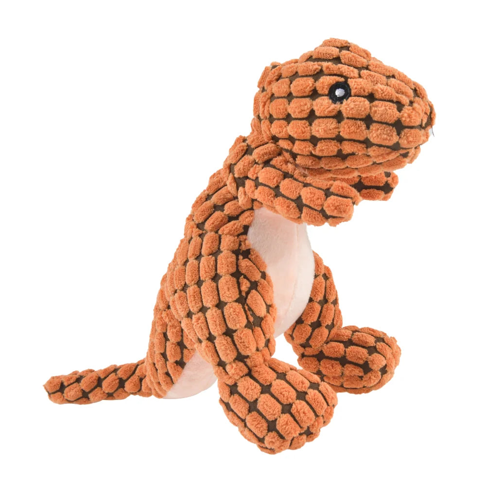 Jouet en Peluche pour Chiens et Chats – Dinosaures, Cochon, Canard, Éléphant 🦖🐶