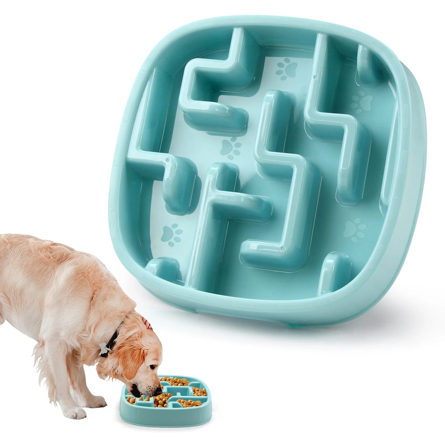 🐶 Bol Anti-Glouton pour Chiens – Ralentissez les Repas pour une Meilleure Digestion ! 🦴