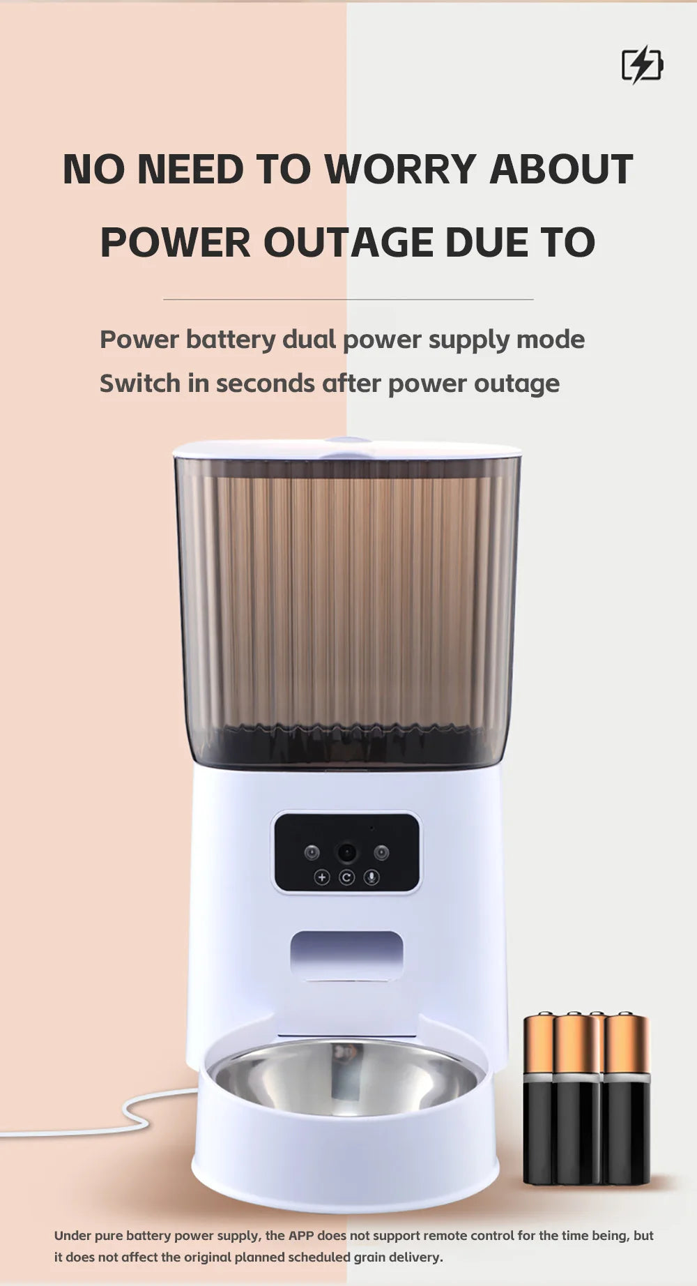 Distributeur Automatique de Croquettes avec Caméra – Smart Feeder Connecté