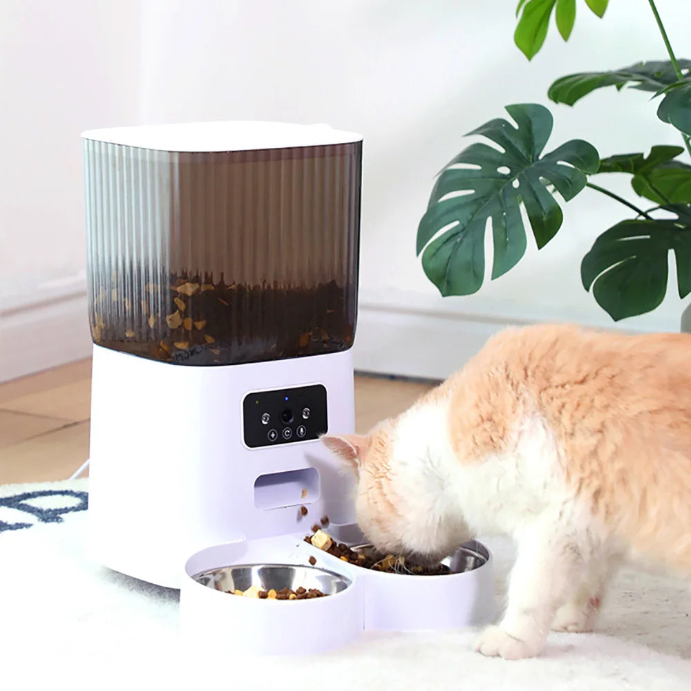 Distributeur Automatique de Croquettes avec Caméra – Smart Feeder Connecté