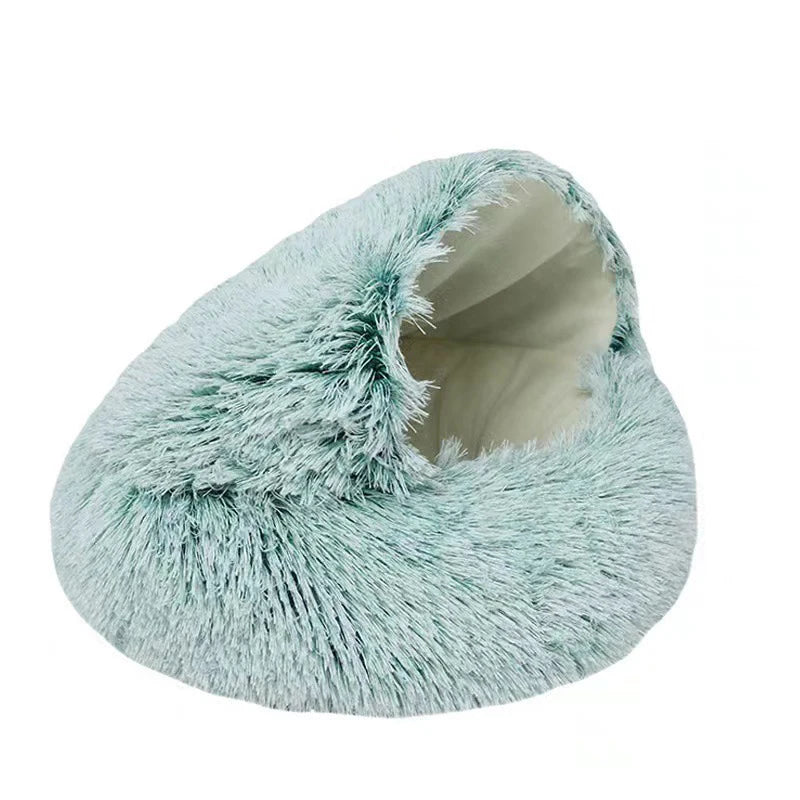 Cat Bed Pet Mattress Warm Soft Plush Pet Bed with Round Cat