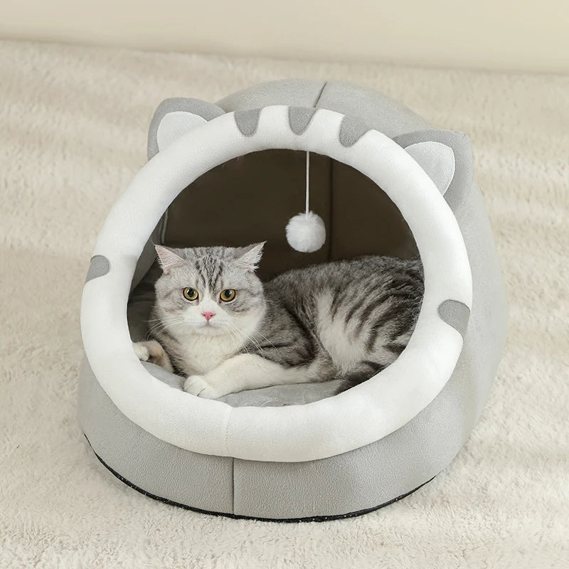 Maison Douillette pour Chat – Lit Chaud et Confortable 🐾