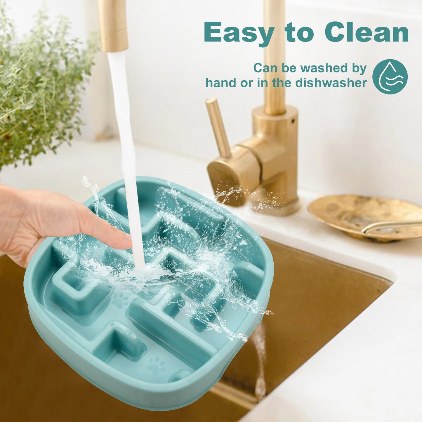 🐶 Bol Anti-Glouton pour Chiens – Ralentissez les Repas pour une Meilleure Digestion ! 🦴
