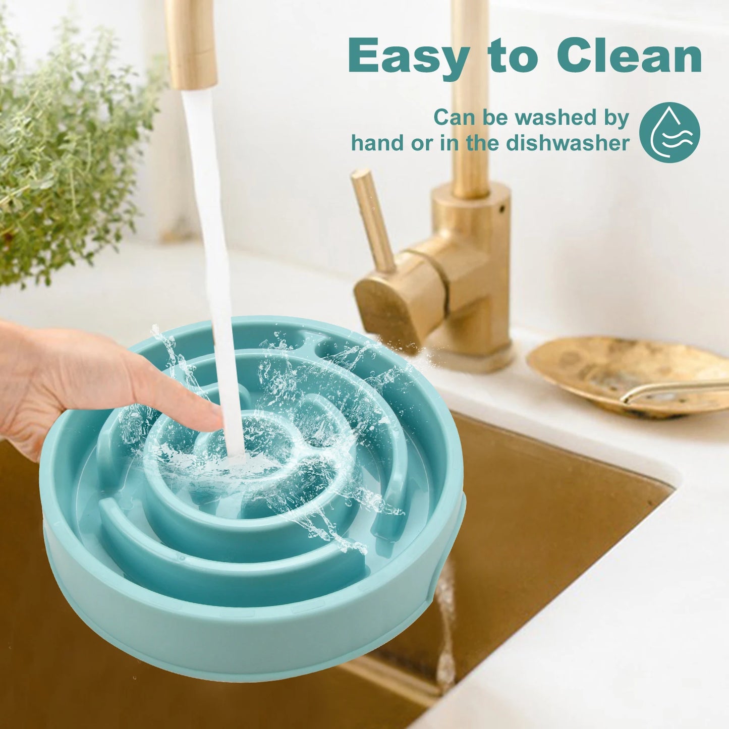 🐶 Bol Anti-Glouton pour Chiens – Ralentissez les Repas pour une Meilleure Digestion ! 🦴