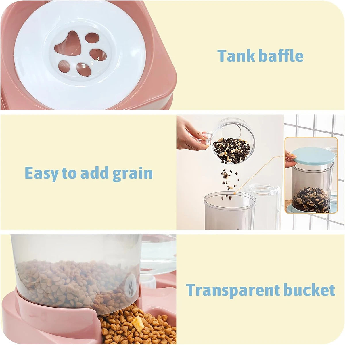 Distributeur Automatique de Nourriture et d’Eau – Alimentation et Hydratation Optimales