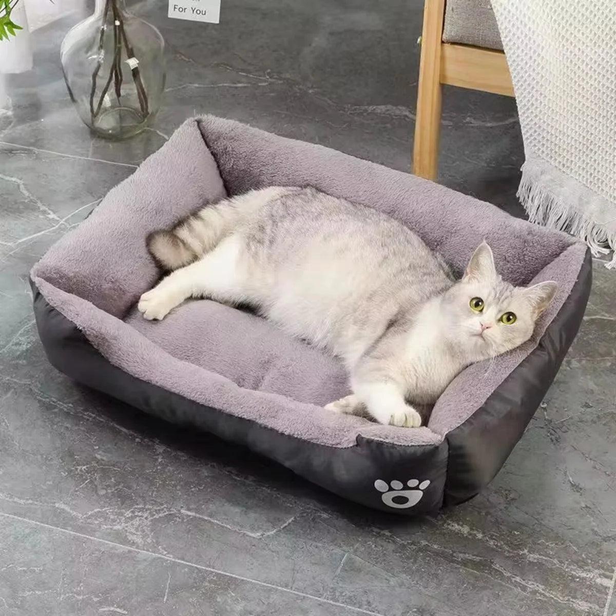 Square Winter Soft Warm House for Dog Bed for Dog Mat