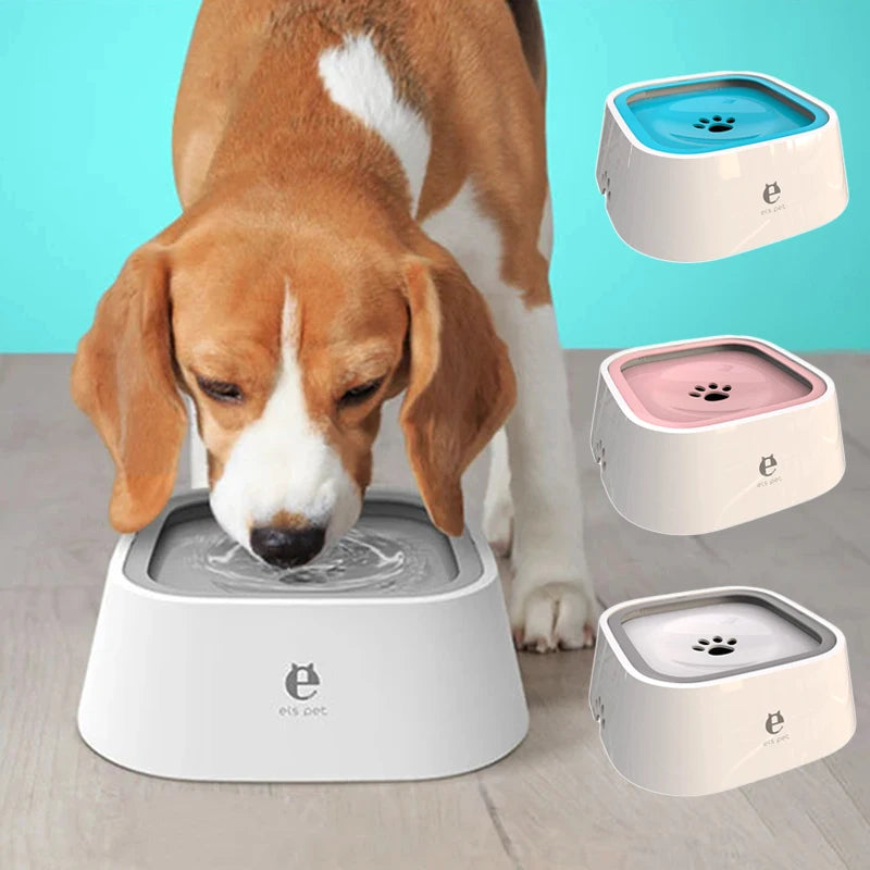 Gamelle d’Eau Anti-Éclaboussures pour Chien et Chat – Système Flottant & Anti-Mouillage