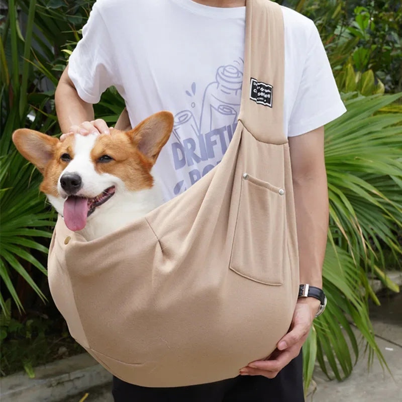 Sac de Transport Bandoulière pour Petits Chiens & Chats – Léger, Confortable & Pratique