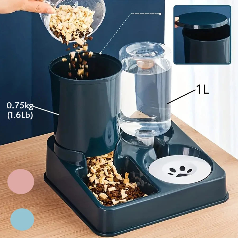 Distributeur Automatique de Nourriture et d’Eau – Alimentation et Hydratation Optimales