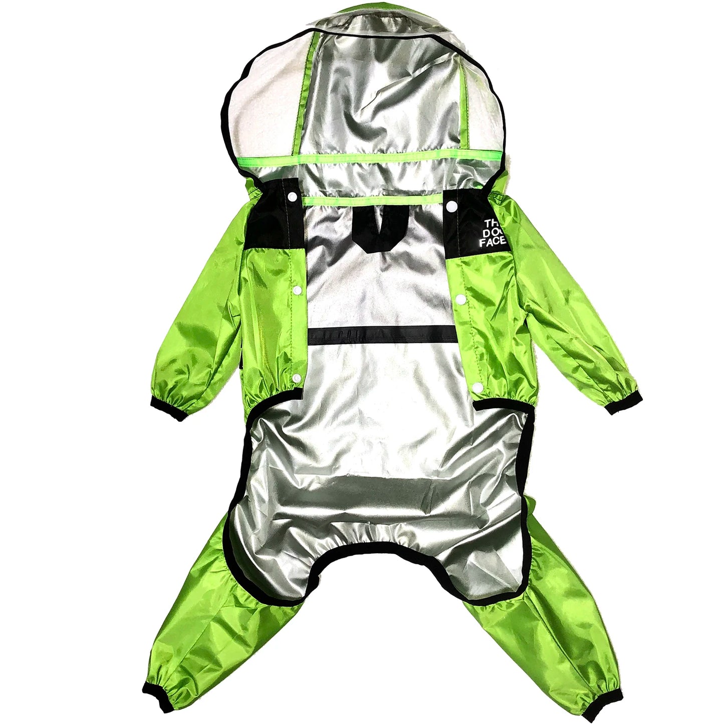 Imperméable pour Chiens – Léger, Confortable & Étanche avec Capuche Transparente