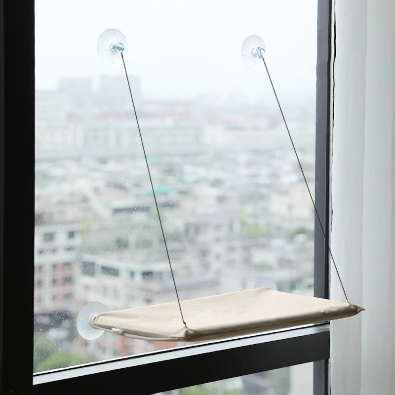 Hamac de Fenêtre pour Chats – Nid Suspendu Confortable et Respirant 🐱☁️
