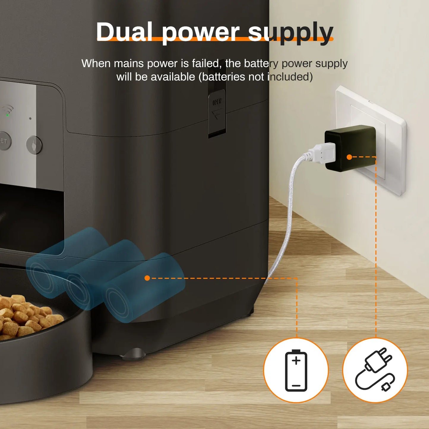 Distributeur Automatique de Nourriture pour Chiens et Chats – Alimentation Intelligente et Équilibrée