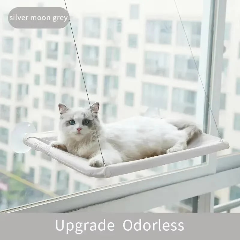 Hamac de Fenêtre pour Chats – Nid Suspendu Confortable et Respirant 🐱☁️