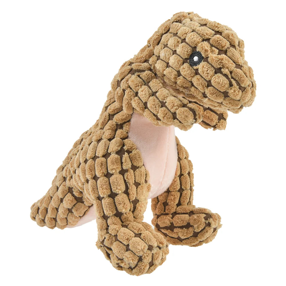 Jouet en Peluche pour Chiens et Chats – Dinosaures, Cochon, Canard, Éléphant 🦖🐶