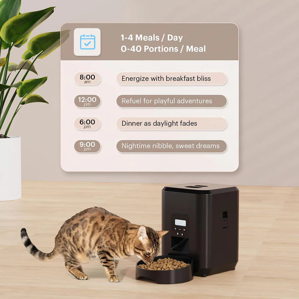 Distributeur Automatique de Nourriture pour Chiens et Chats – Alimentation Intelligente et Équilibrée