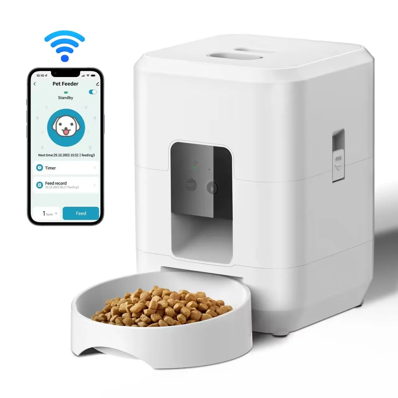 Distributeur Automatique de Nourriture pour Chiens et Chats – Alimentation Intelligente et Équilibrée