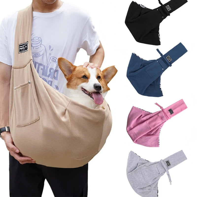 Sac de Transport Bandoulière pour Petits Chiens & Chats – Léger, Confortable & Pratique