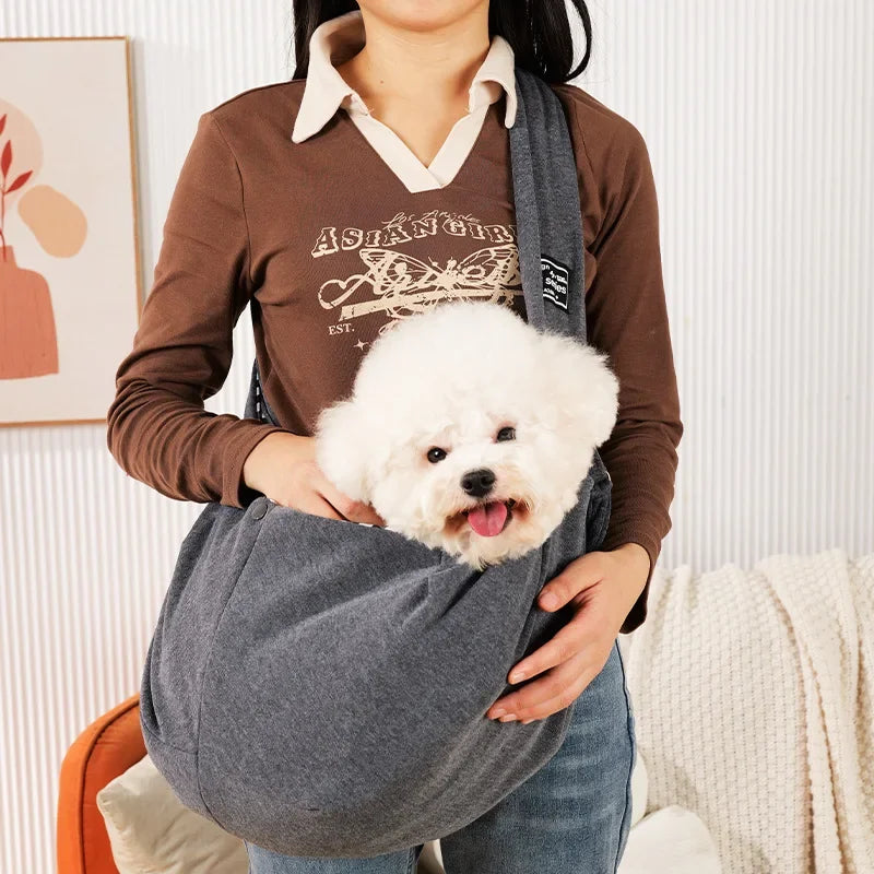 Sac de Transport Bandoulière pour Petits Chiens & Chats – Léger, Confortable & Pratique