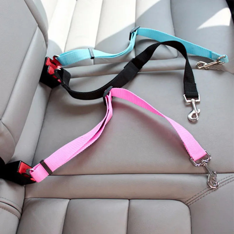 Ceinture de Sécurité Réglable pour Chiens et Chats – Sécurise Vos Animaux en Voiture 🚗🐶🐱