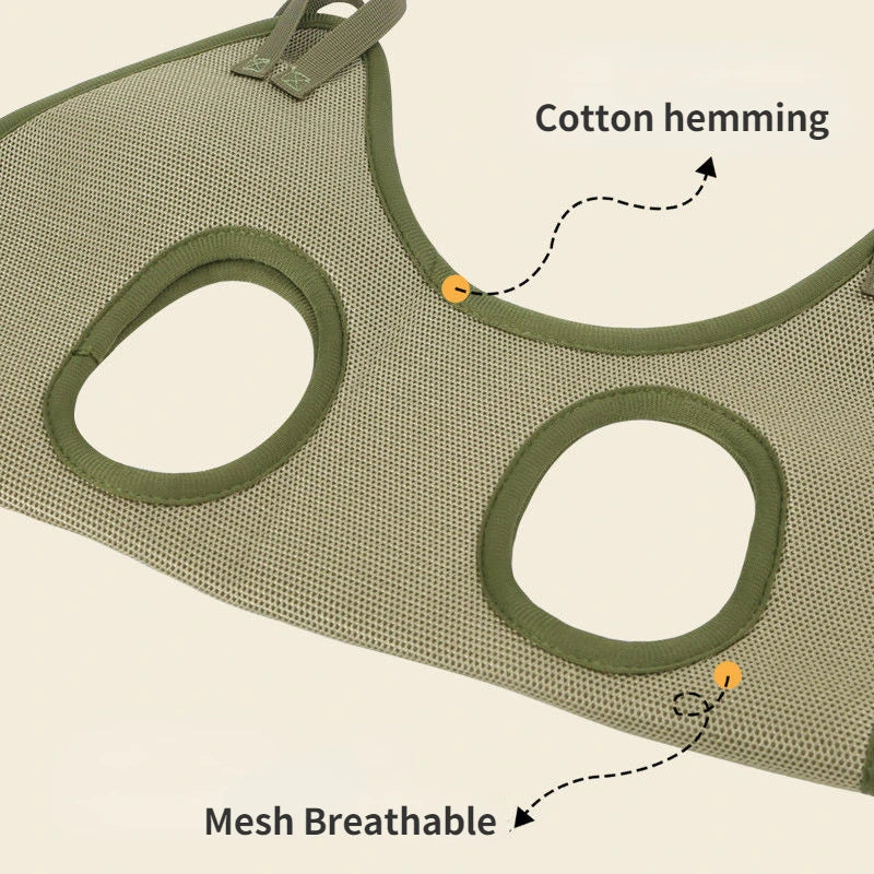 Hamac de Toilettage pour Chats et Chiens – Maintien Sécurisé, Respirant & Confortable, Idéal Coupe-Griffes & Soin