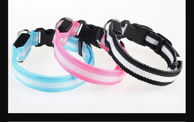 Collier Lumineux LED pour Chien – Sécurité Nocturne, Réglable & Résistant, Multi-Modes & Haute Visibilité