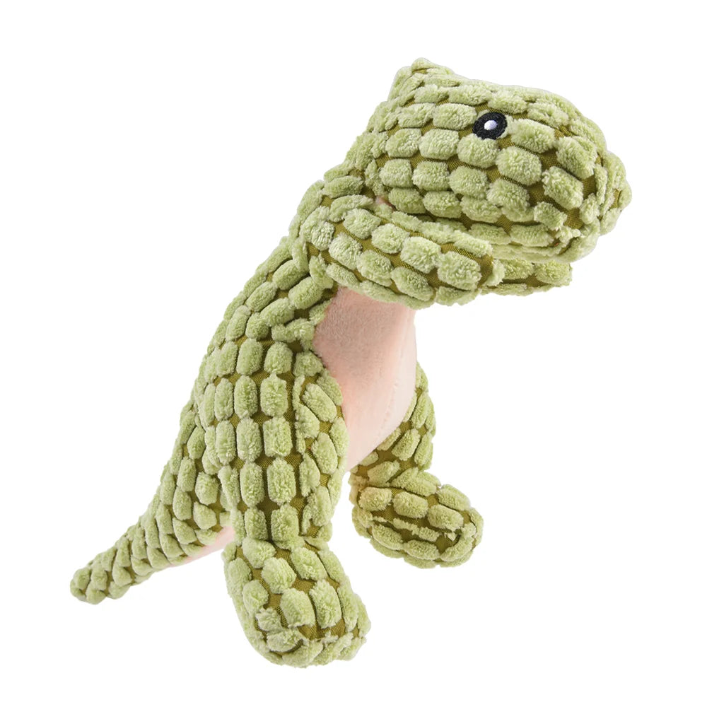 Jouet en Peluche pour Chiens et Chats – Dinosaures, Cochon, Canard, Éléphant 🦖🐶