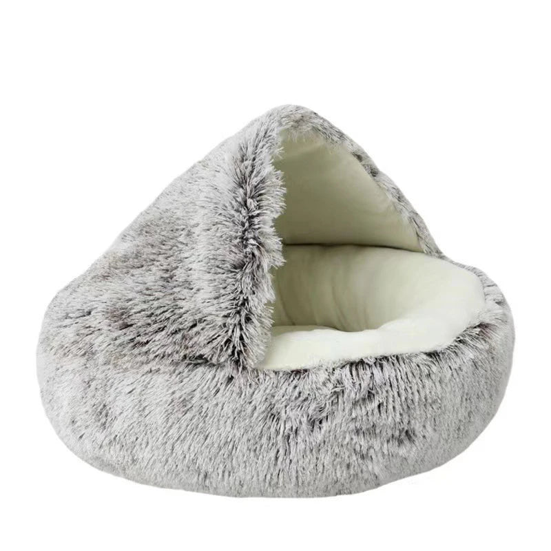 Cat Bed Pet Mattress Warm Soft Plush Pet Bed with Round Cat