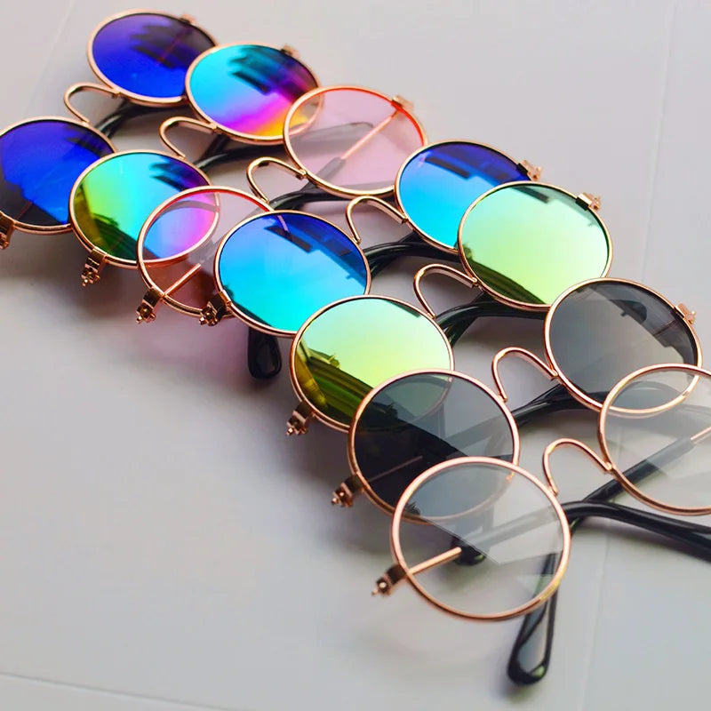 Lunettes Rétro pour Chats & Petits Chiens – Accessoire Cosplay & Protection UV