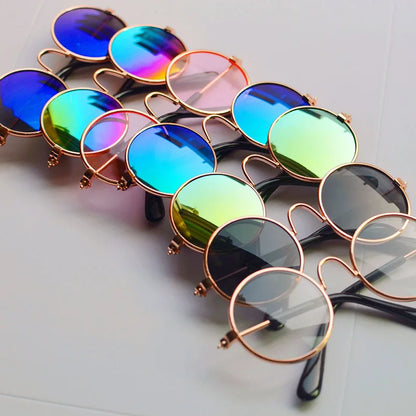 Lunettes Rétro pour Chats & Petits Chiens – Accessoire Cosplay & Protection UV