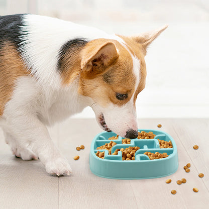 🐶 Bol Anti-Glouton pour Chiens – Ralentissez les Repas pour une Meilleure Digestion ! 🦴