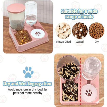 Distributeur Automatique de Nourriture et d’Eau – Alimentation et Hydratation Optimales