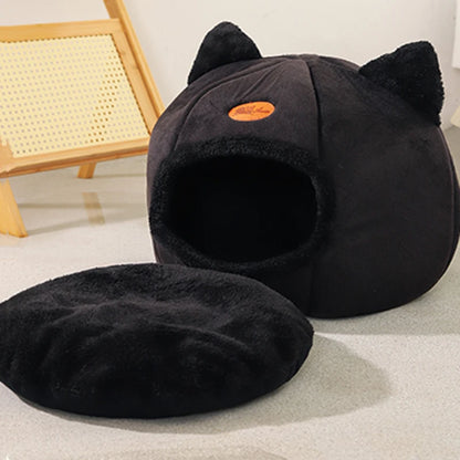 Maison Douillette pour Chats – Confort & Chaleur en Hiver 🐱🏡🔥